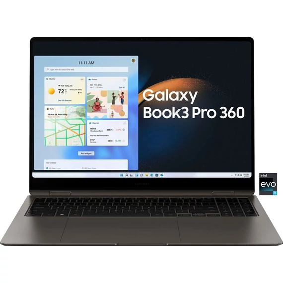 SAMSUNG Galaxy Book3 Pro 360 5G (16", I7, 16GB, Intel Iris Xe)