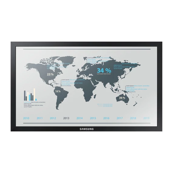 CY-TD40LDAH SAMSUNG Iprai monitor érintés átfedés kiegészítő