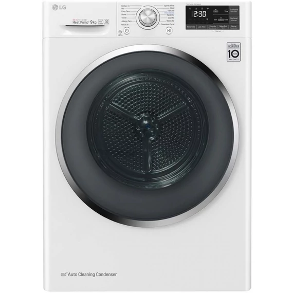 RC91U2AV2W LG Elöltöltős szárítógép