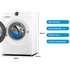 Kép 4/5 - MIDEA MF200W80WB-14AS Elöltöltős mosógép