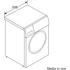 Kép 6/8 - BOSCH WAV28M43 Series 8 Elöltöltős mosógép