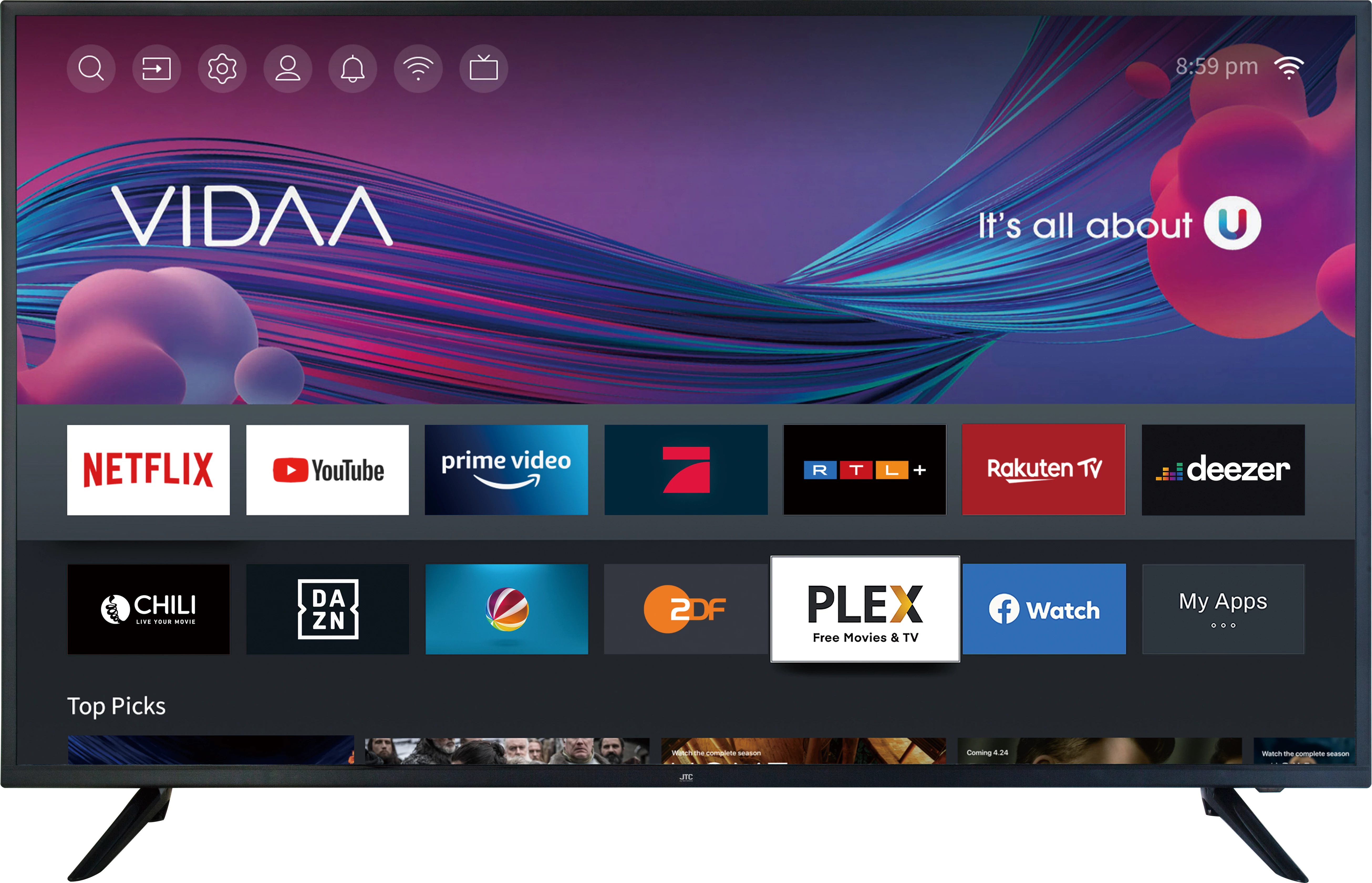 50 UHD Smart Jay Tech LED TV