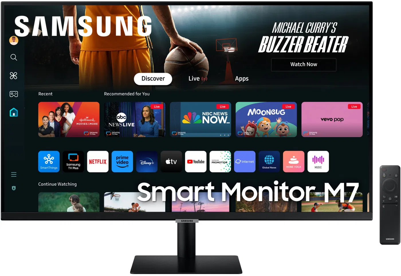 SAMSUNG LS32DM702UU 4K Smart LED Monitor