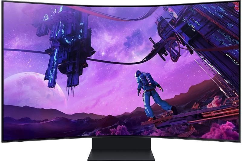 LS55CG970NU SAMSUNG Odyssey Ark 2nd Gen (4K UHD, 165Hz, 1ms, Quantum Mini-LED) ívelt gamer monitor