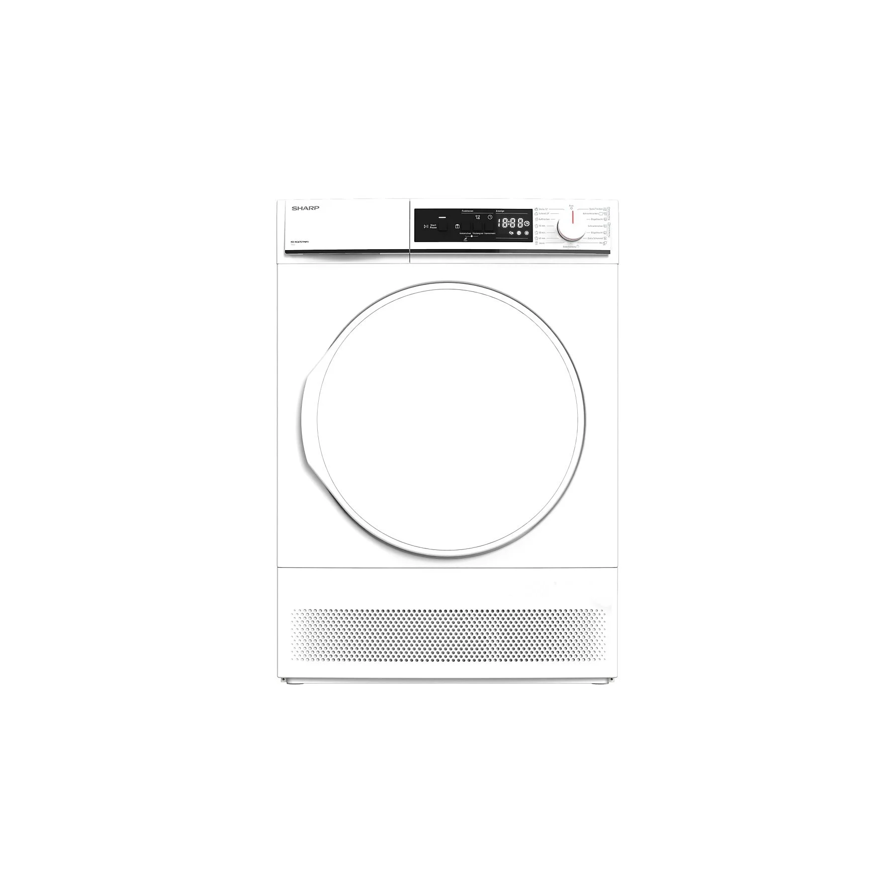KD-NCA7S7PW91 SHARP Kondenzációs szárítógép | 7 kg | B energiaosztály