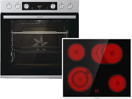 GORENJE STEEL SET IV BCS6737E06X-ECD634X Beépíthető Sütőszett