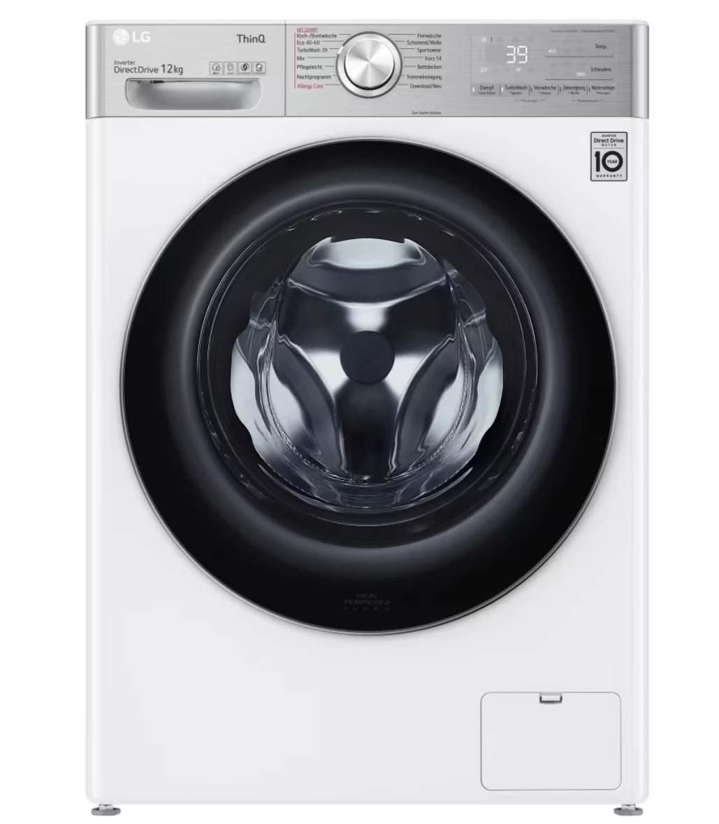 LG F4WV912P2 AI DD® Elöltöltős mosógép